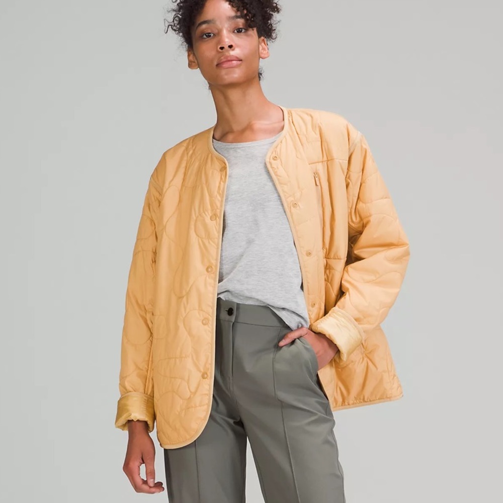 🧡NWT Lululemon Quilted Primaloft Down Oversized Lightweight Warm Jacket 🧡
